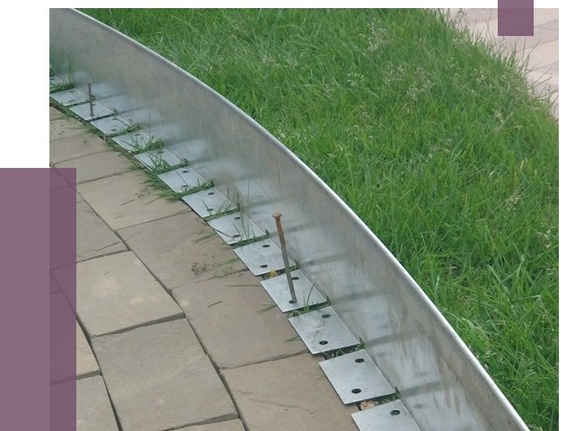 Металлические бордюры для тротуаров в Ялуторовске от 8780 руб.