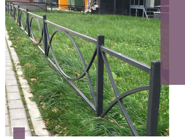 Газонные ограждения из металла в Ялуторовске — монтаж и продажа