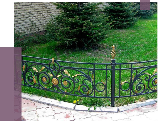 Кованые газонные ограждения в Ялуторовске от 7695 руб. — ПРОЛЁТ-Лтр