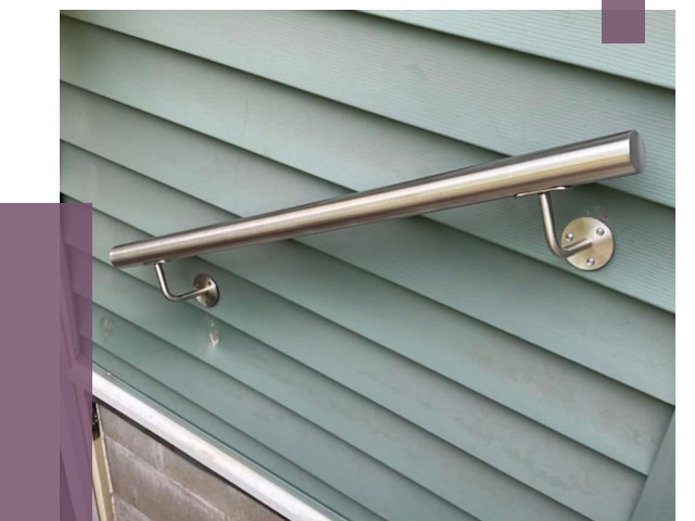 Поручни из нержавеющей стали в Ялуторовске от 7747 руб.  | ПРОЛЁТ-Лтр